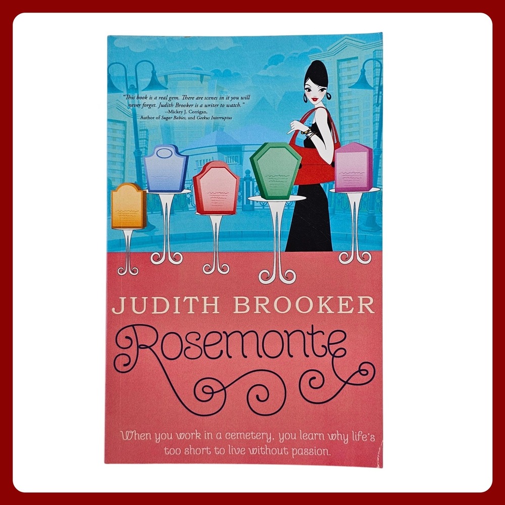 Rosemonte Judith Brooker First‎ Edition Paperback 2014 Paranormal Romance Novel